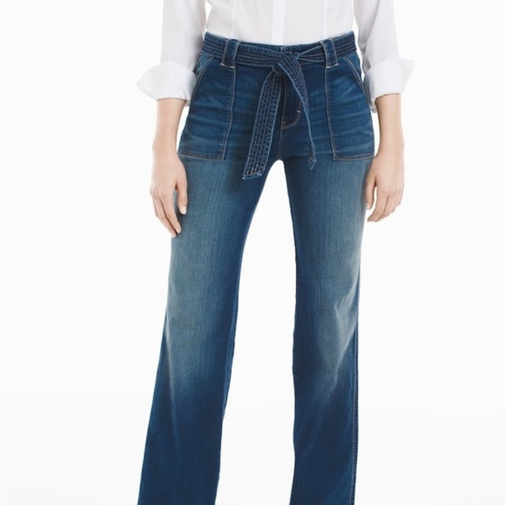 WHBM High rise trouser jeans